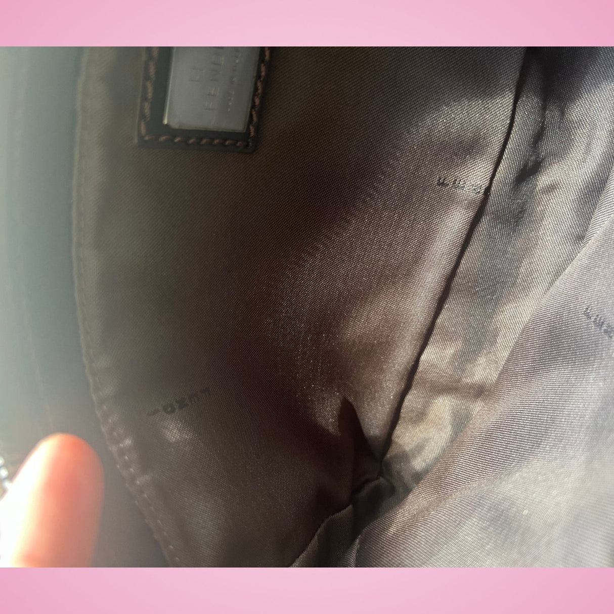 Fendi Zucca Pochette