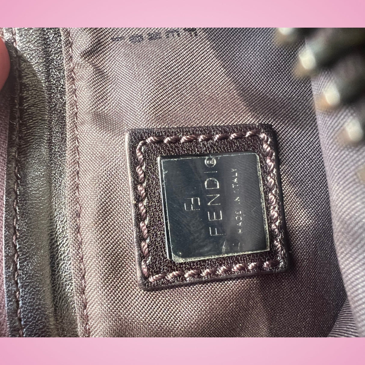 Fendi Zucca Pochette