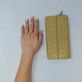 Bottega Veneta Intrecciato Wallet Yellow
