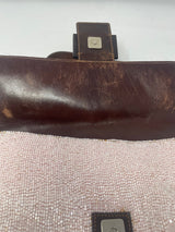 Fendi Beaded Baguette Pink