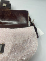 Fendi Beaded Baguette Pink