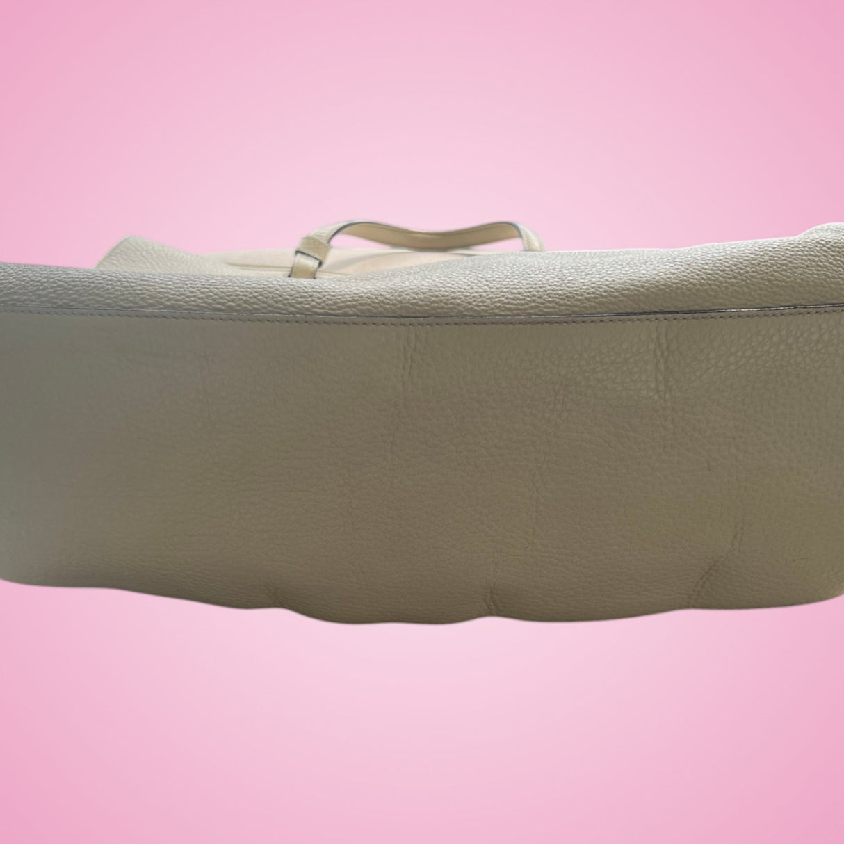Gucci Bamboo Top Handle Bag White Leather