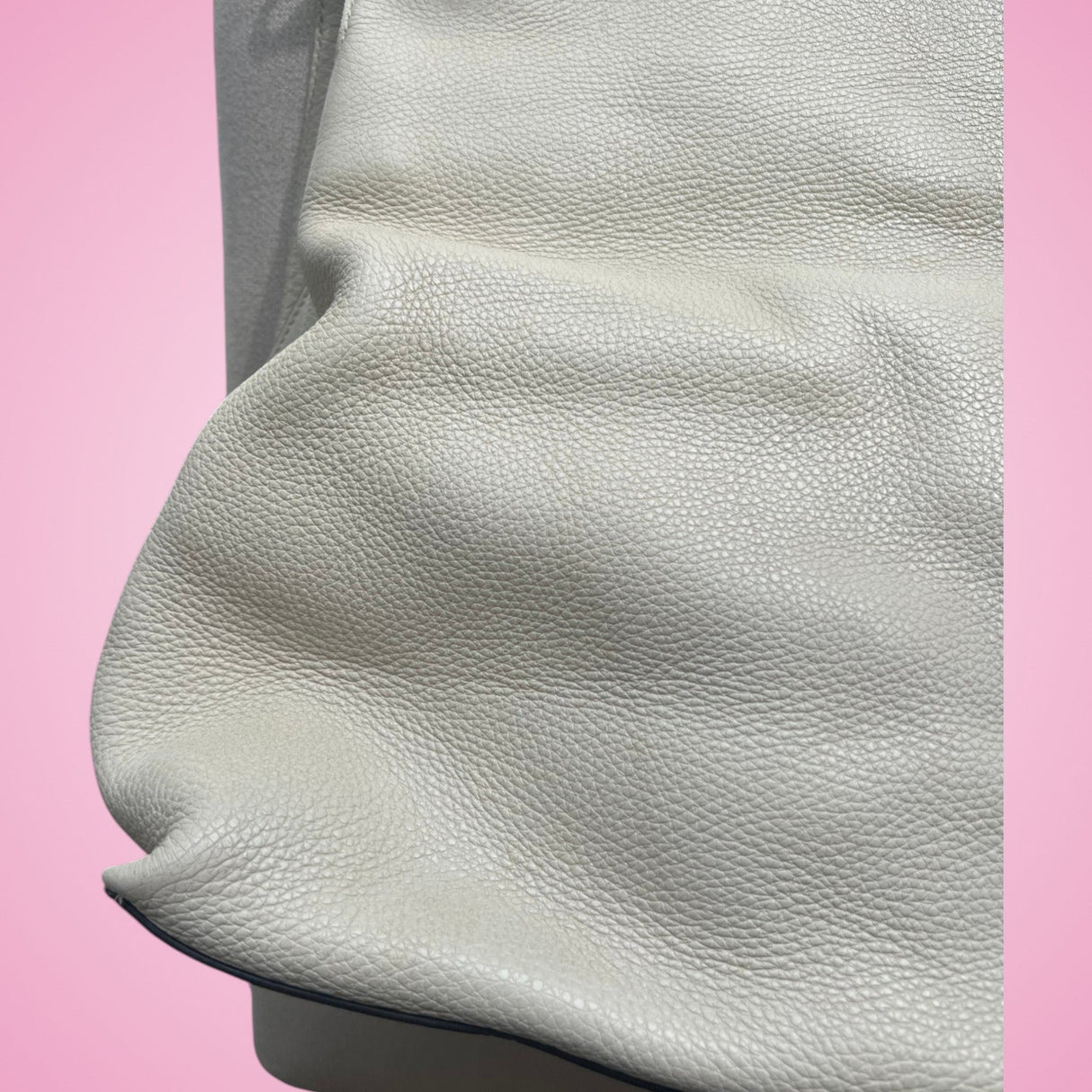 Gucci Bamboo Top Handle Bag White Leather