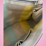 Gucci Bamboo Top Handle Bag White Leather