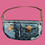 Louis Vuitton Monogram Denim Patchwork Bag