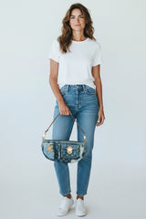 Louis Vuitton Monogram Denim Patchwork Bag