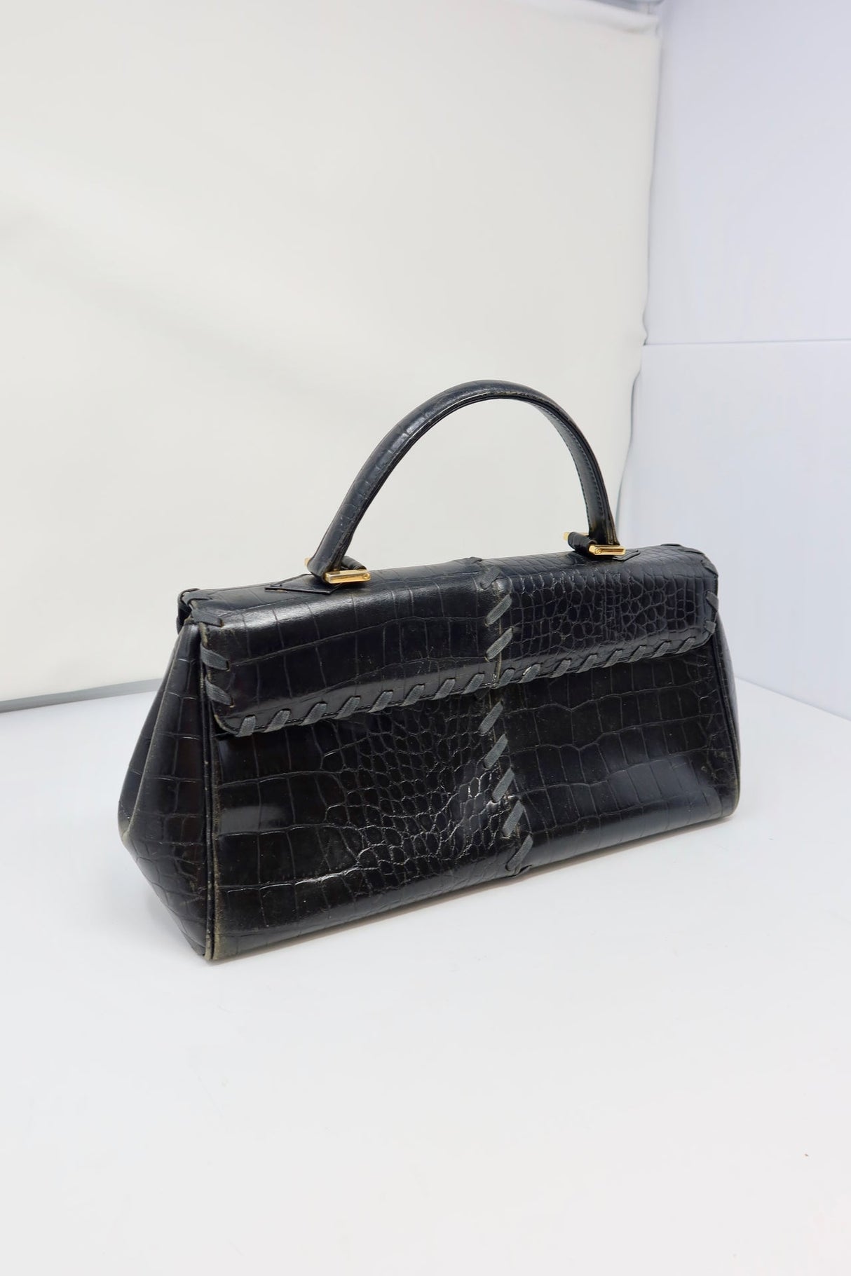 YSL Top Handle Bag Black