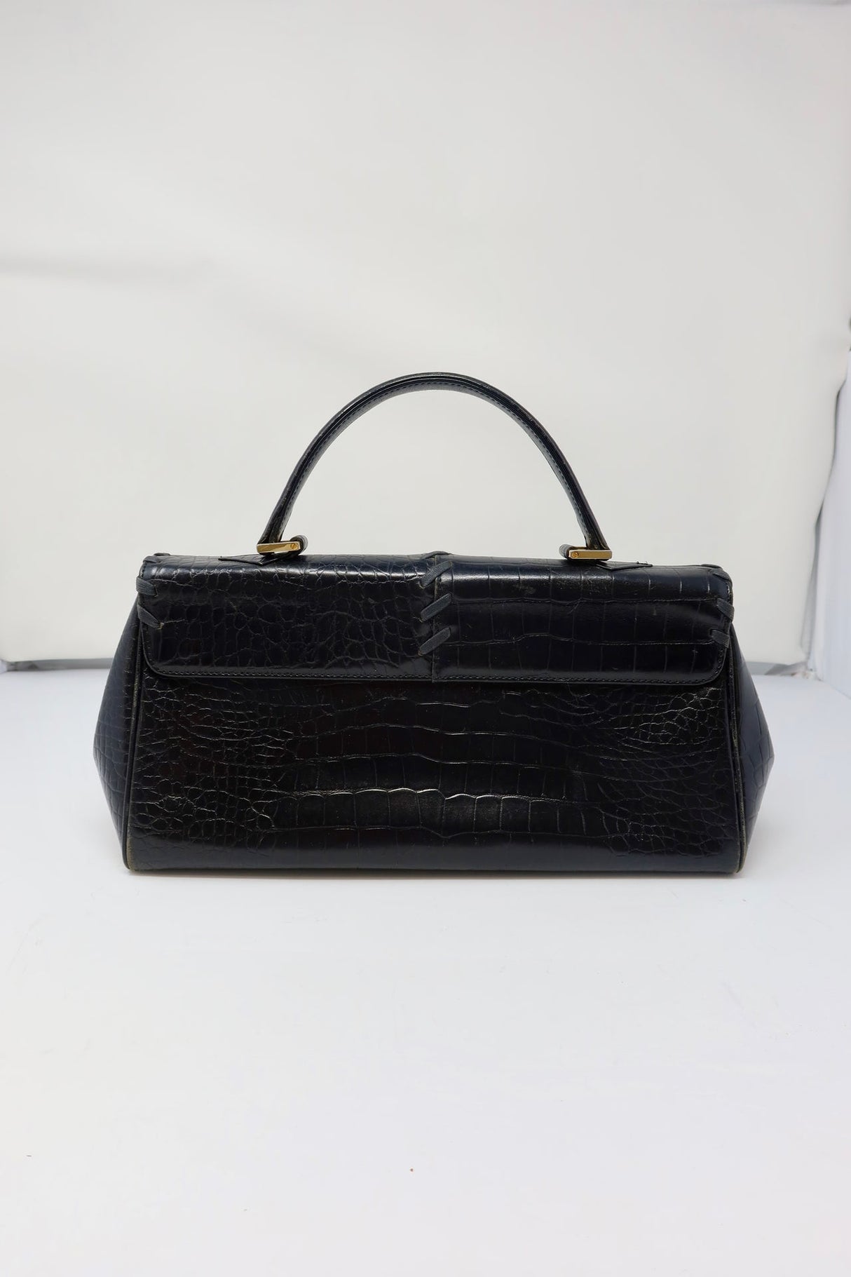 YSL Top Handle Bag Black