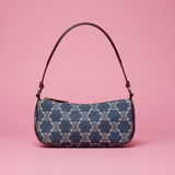 Celine Macadam Denim Pochette Blue
