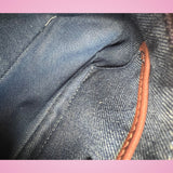 Celine Macadam Denim Pochette Blue