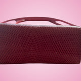 Gucci Tom Ford Era Pink Lizard Crossbody Evening Bag