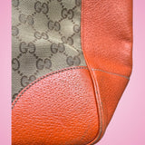 Gucci Bree Monogram Convertible Tote Bag Orange