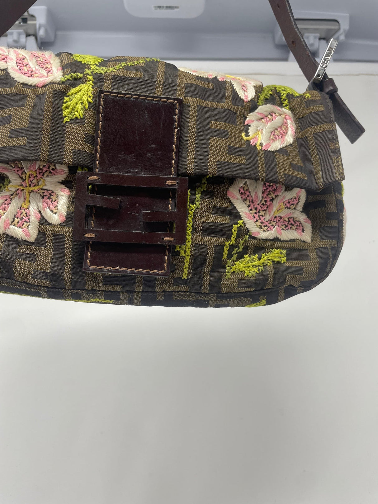 Fendi Floral Baguette