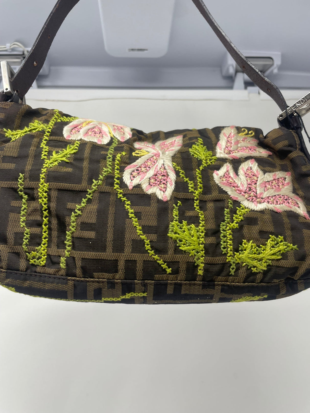Fendi Floral Baguette