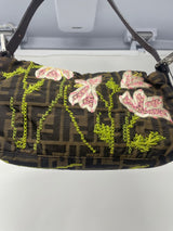 Fendi Floral Baguette