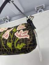 Fendi Floral Baguette