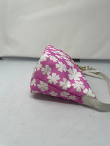Miu Miu Pink Nylon Floral Mini Bag