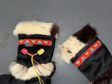 Black Fur Tall Winter Boots Sz 8