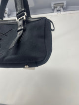 YSL Black Canvas Kahala Shoulder Bag