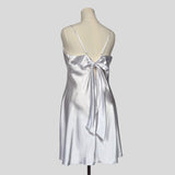 Embellished ruffled bridal slip