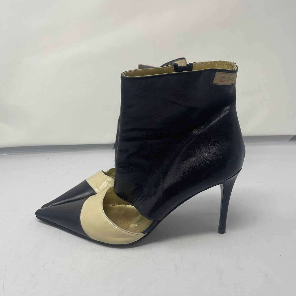 Chanel Two Tone Booties 41