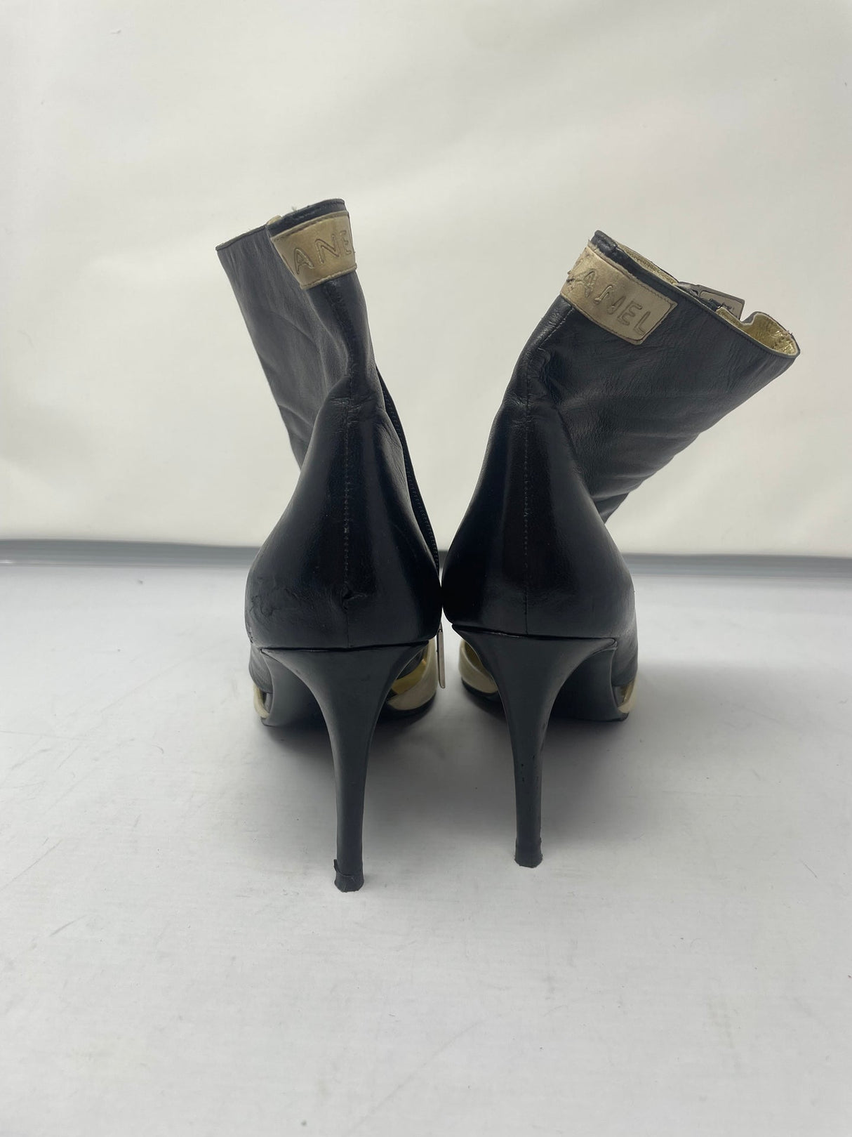Chanel Two Tone Booties 41