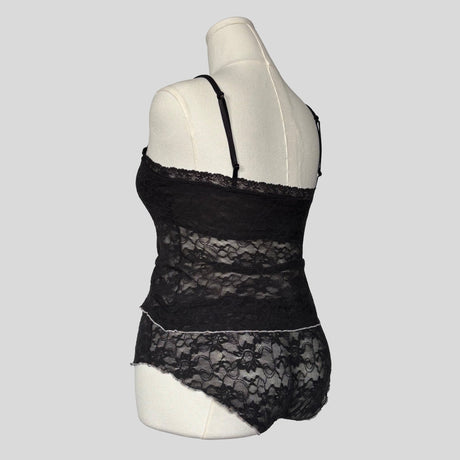 Lace cami with matching panties