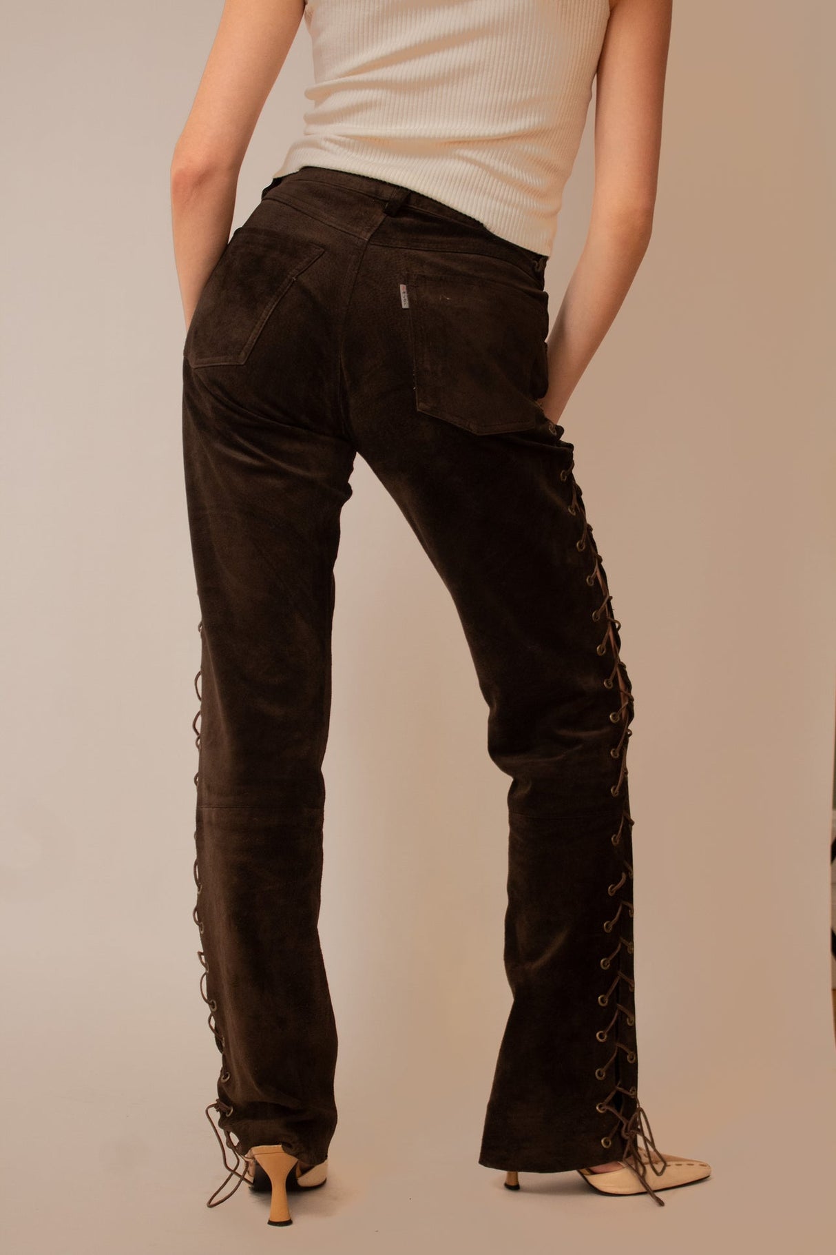 Laced Pants Chocolate