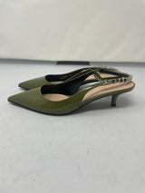 Gucci Green Slingback Heels 36