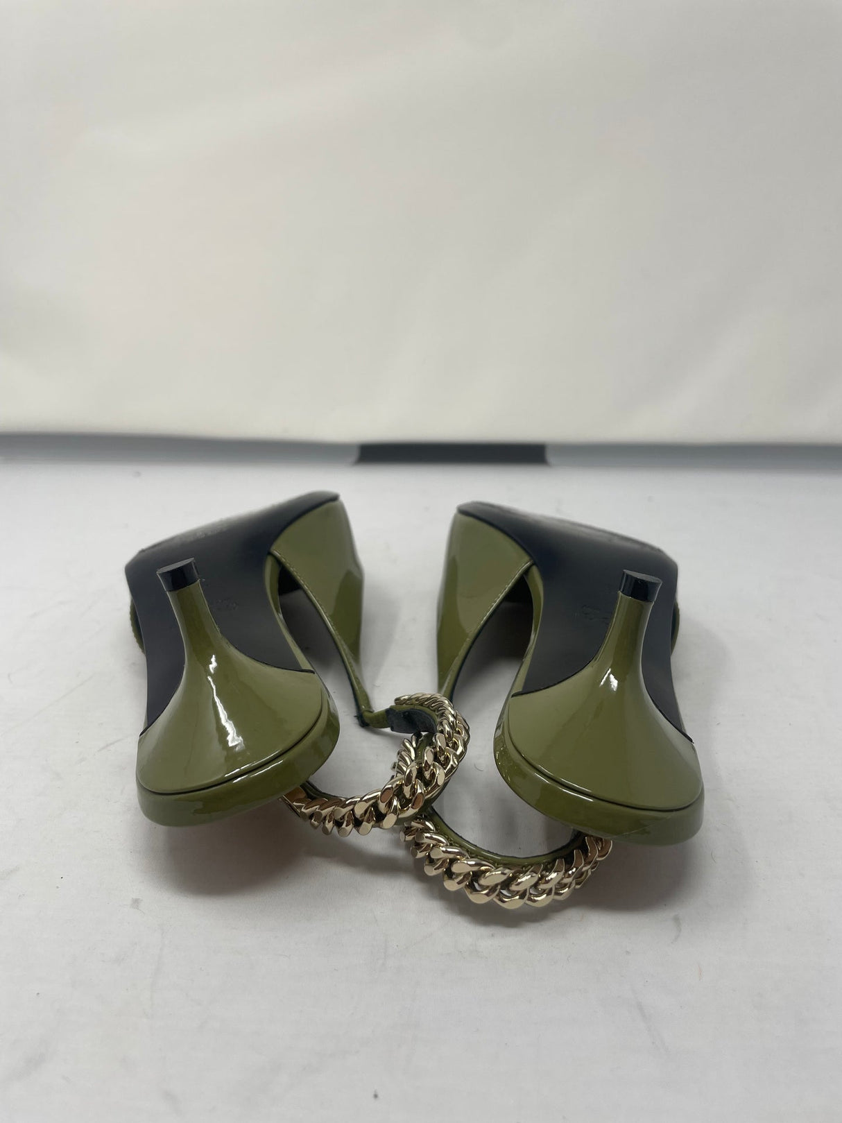 Gucci Green Slingback Heels 36