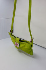 Fendi Lime Green Skinny Baguette Shoulder Bag
