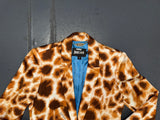JUST CAVALLI Giraffe Animal Print Blazer
