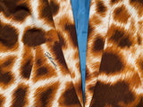JUST CAVALLI Giraffe Animal Print Blazer