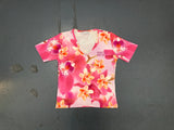 Pink Orchid Print T-shirt
