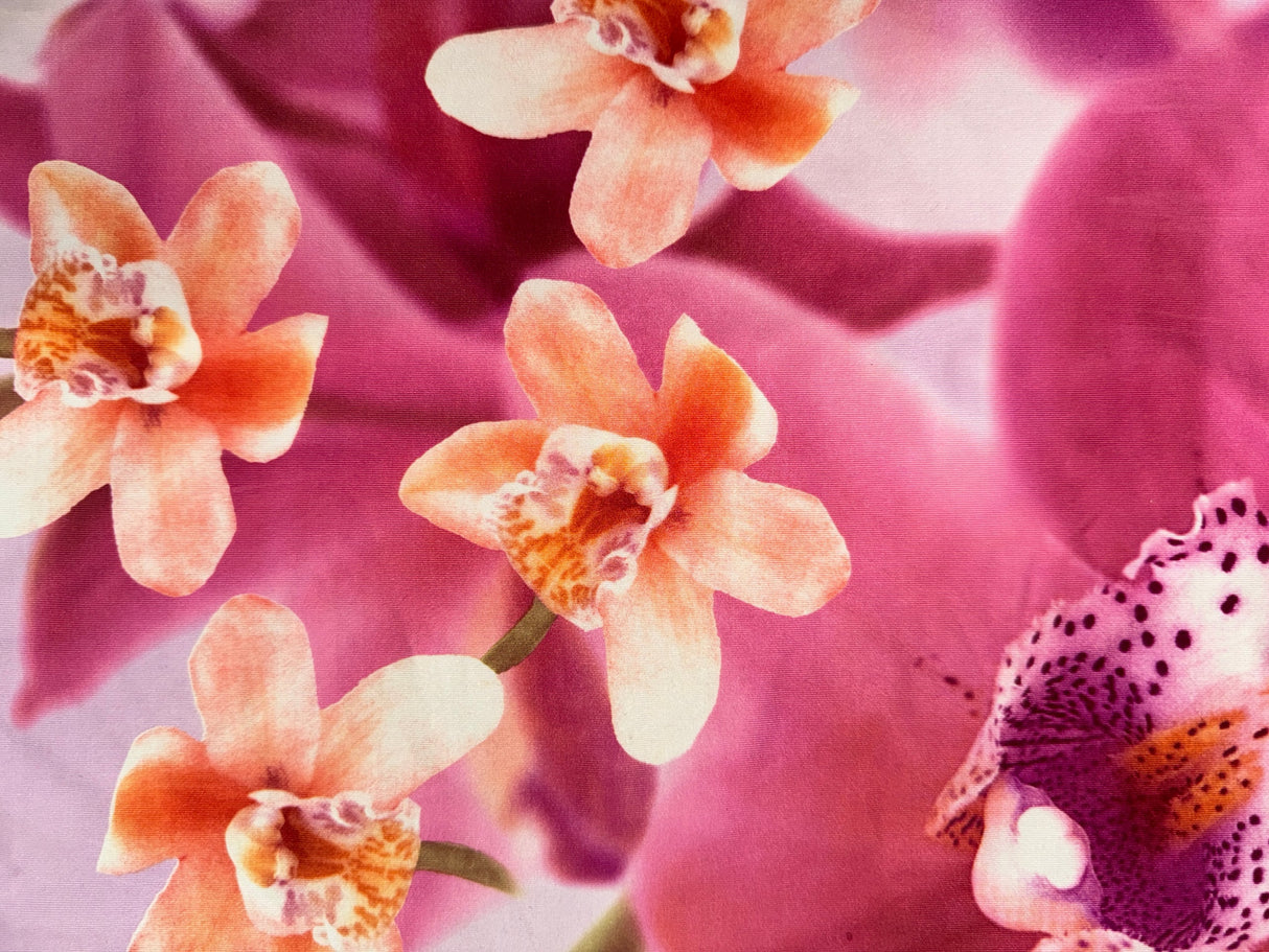 Pink Orchid Print T-shirt