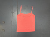 BLUMARINE Coral Sweater Tank Top