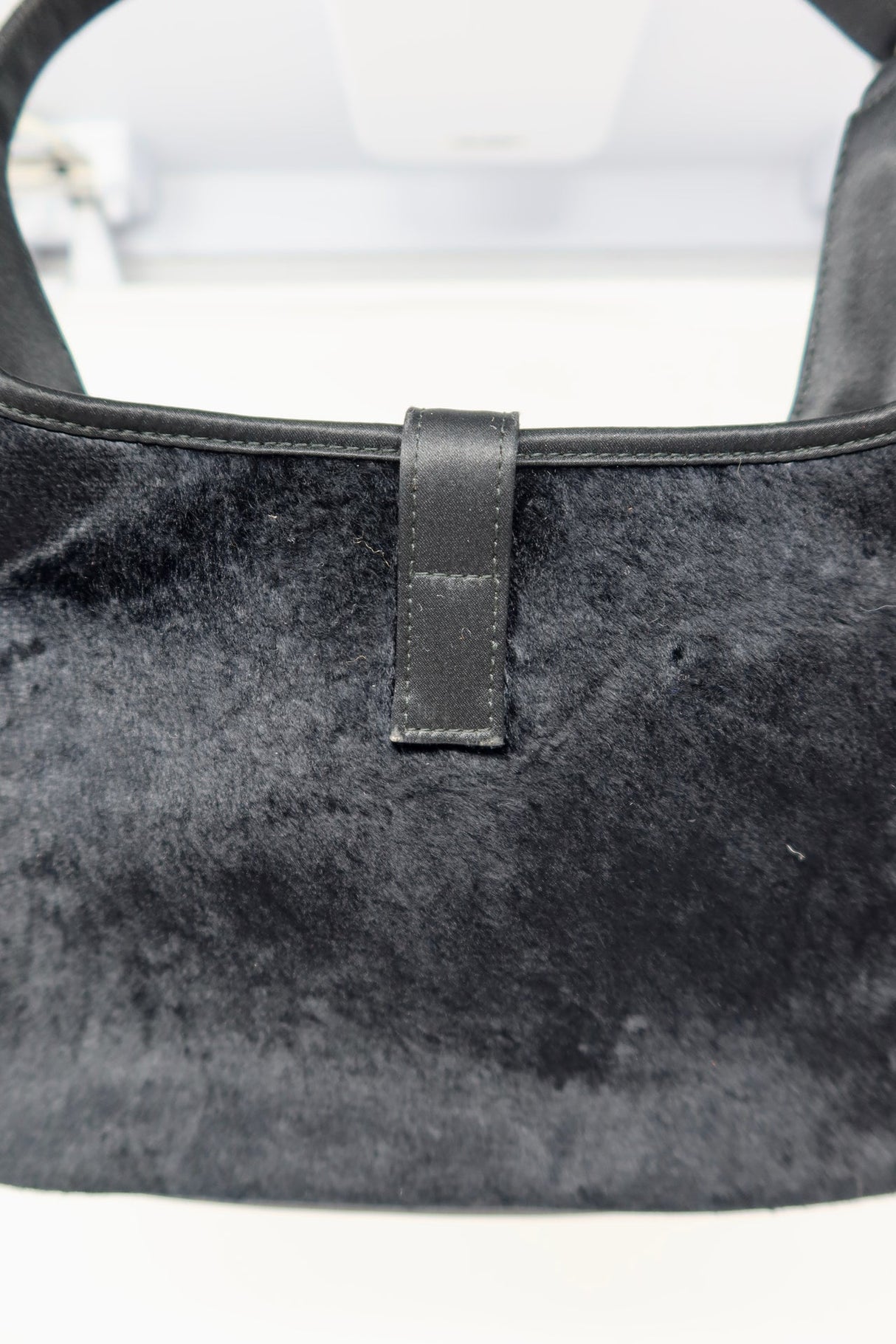 Gucci Tom Ford Era Mini Jackie Black Pony Hair