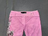 JUST CAVALLI Light Purple Low Rise Capri Pants