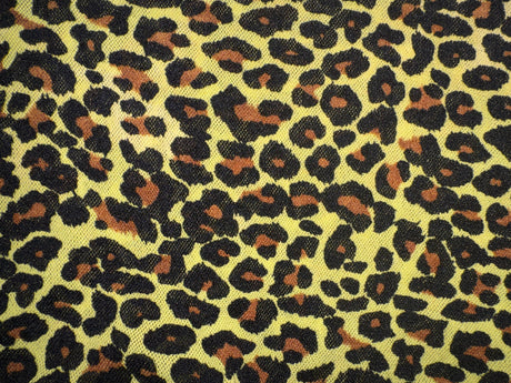 Yellow/Black Mesh Leopard Print and Pink Lace Cami