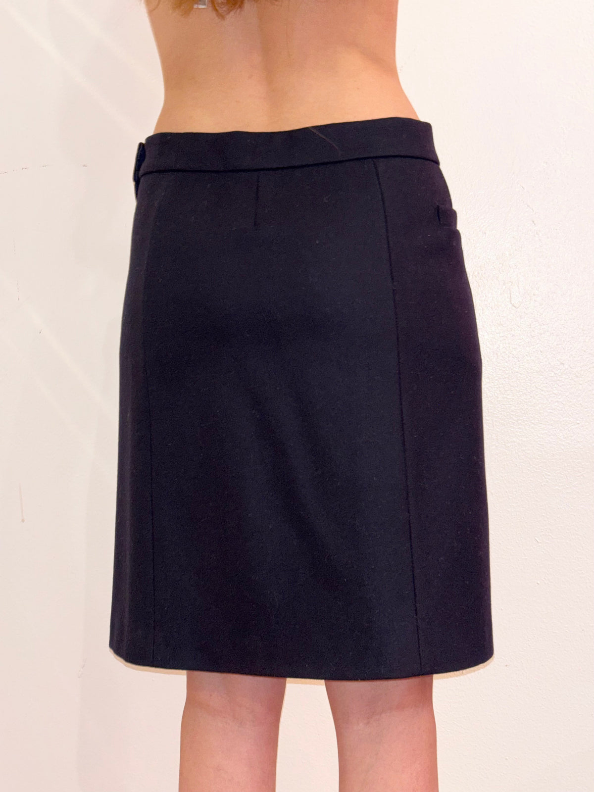 Agnes B. Suede Skirt