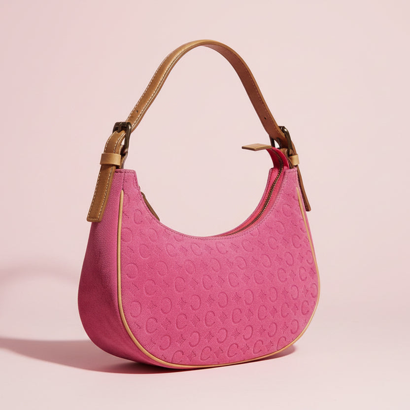 Celine Pink Suede
