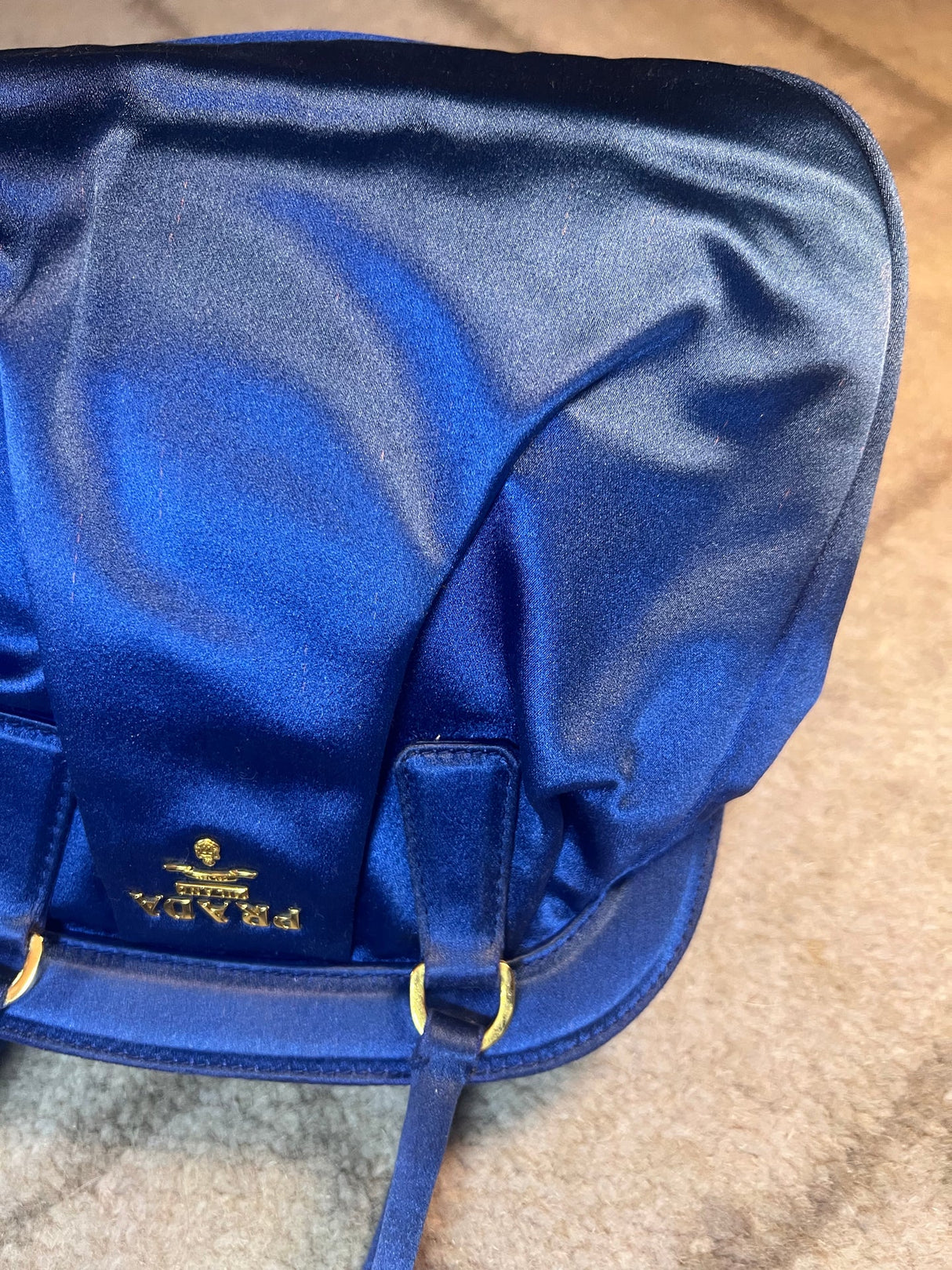 Prada Blue Satin