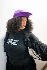 Purple Satin Hat