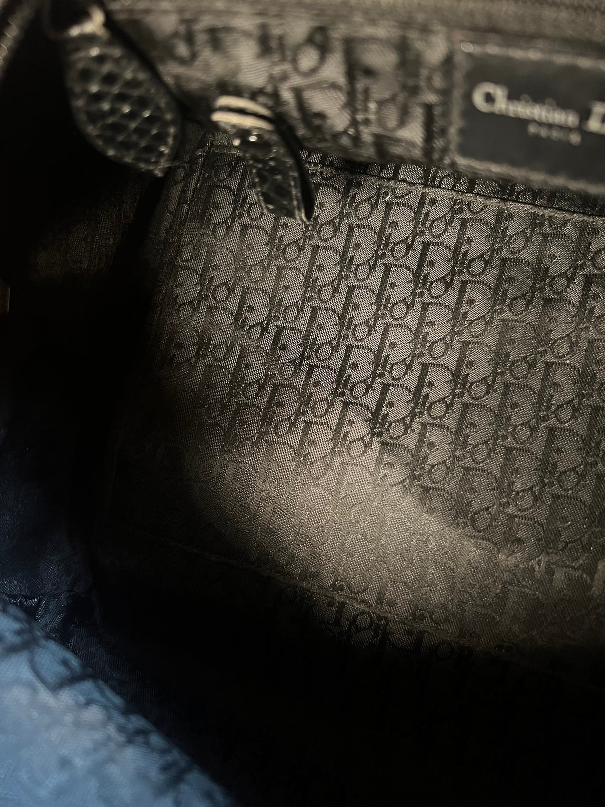 #68 Dior Gambler Snakeskin