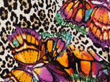 ALBERTO MAKALI Beaded Leopard Top and Cardigan Set
