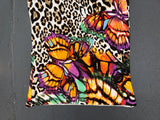 ALBERTO MAKALI Beaded Leopard Top and Cardigan Set