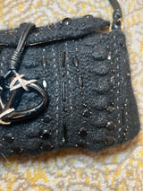 Valentino Black Crochet Bag