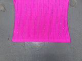 Magenta Sleeveless Glitter Top