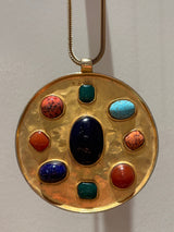 YSL by Robert Goosens Medallion Necklace