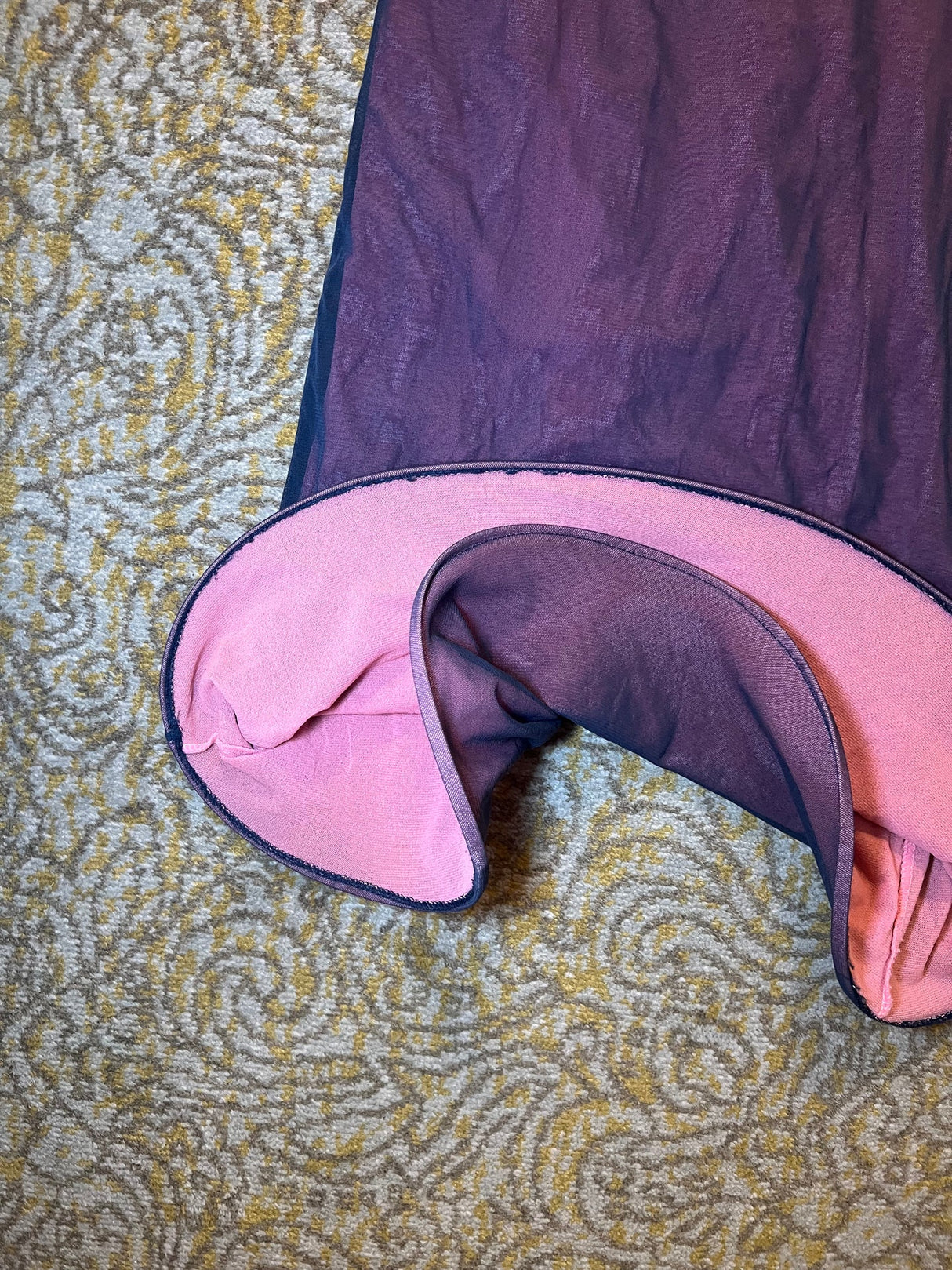Cop. Copine Paris Vintage Purple Maxi Hoop Dress